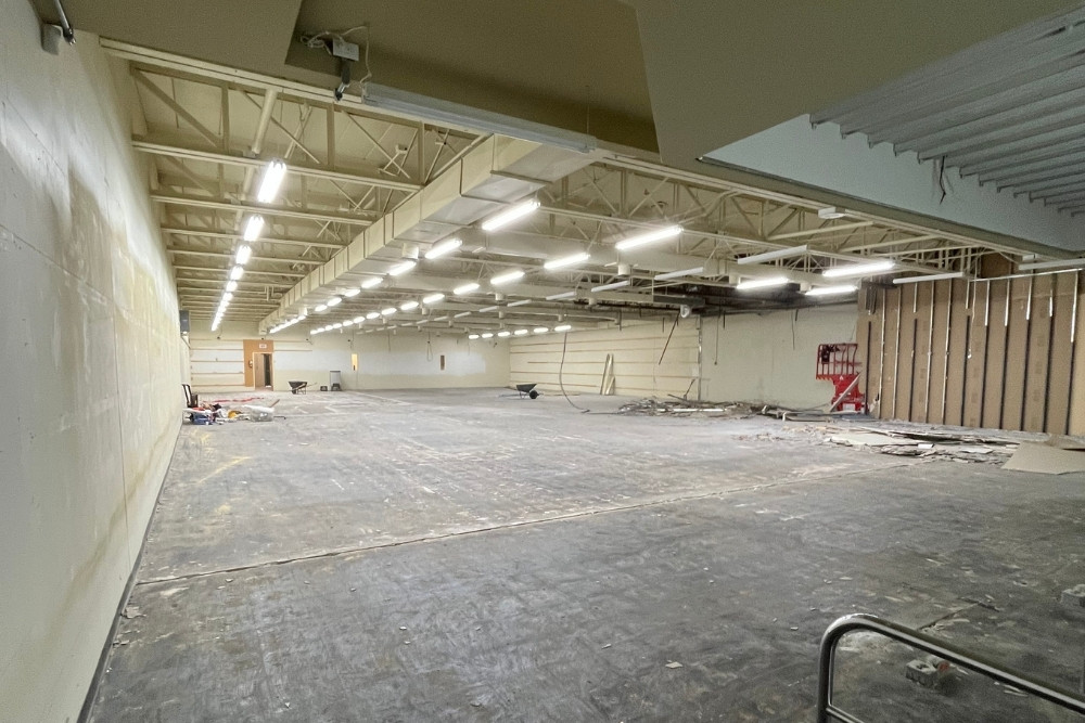 Before commercial painting project