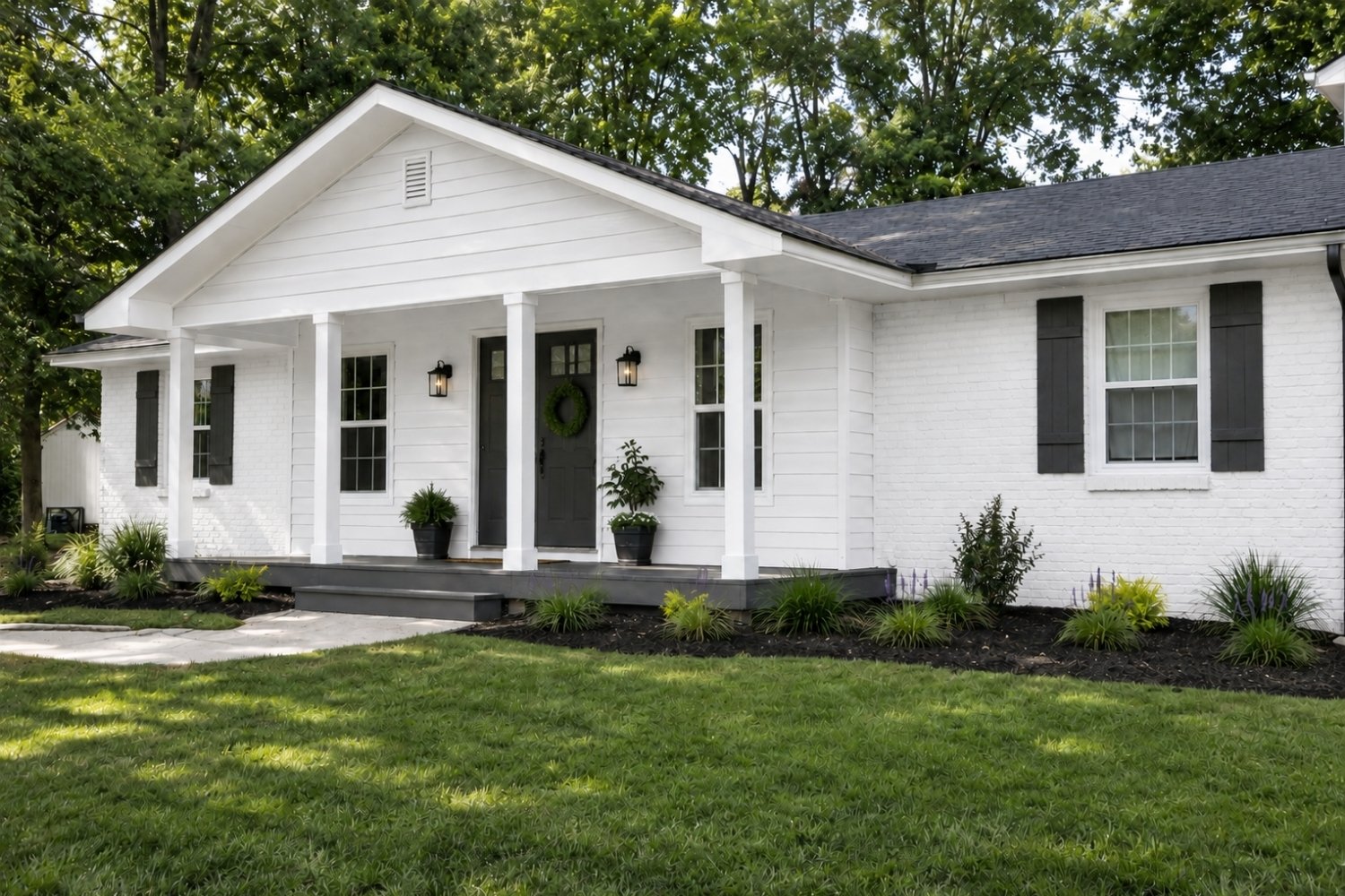 After exterior painting project