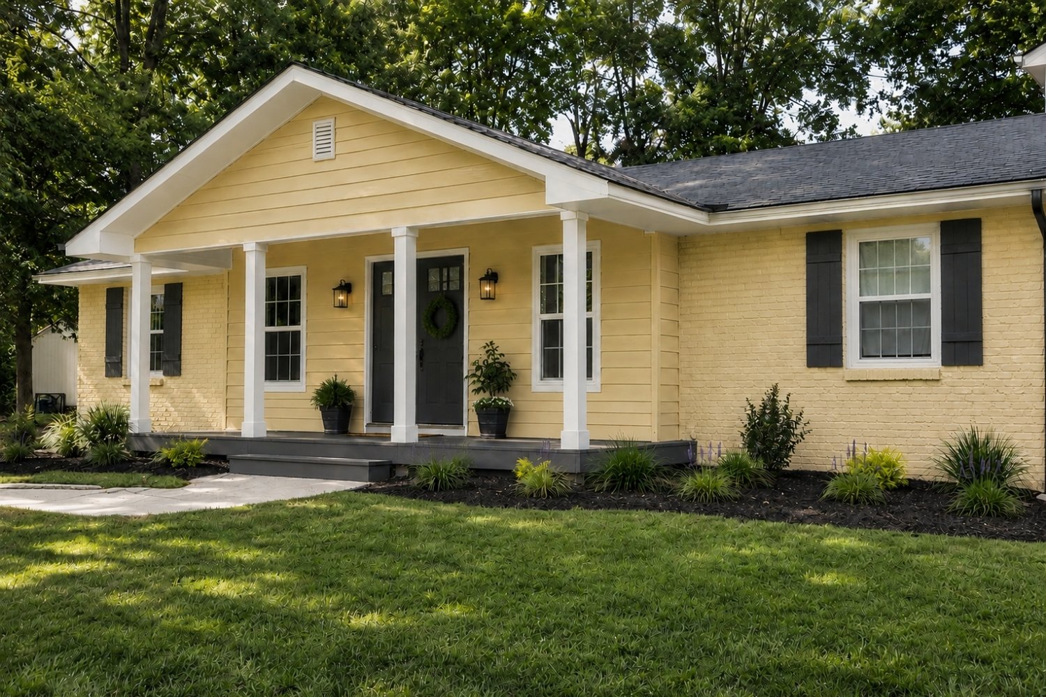 Before exterior painting project